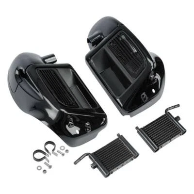 Carenado ventilado inferior y enfriador de radiador de agua apto para Harley Touring 14-24 Foto 1 de 4