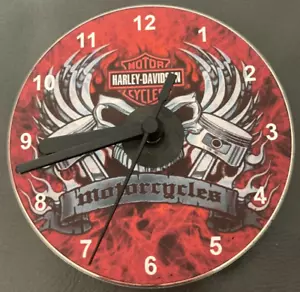 personalized Harley Davidson cd clock - Picture 1 of 1