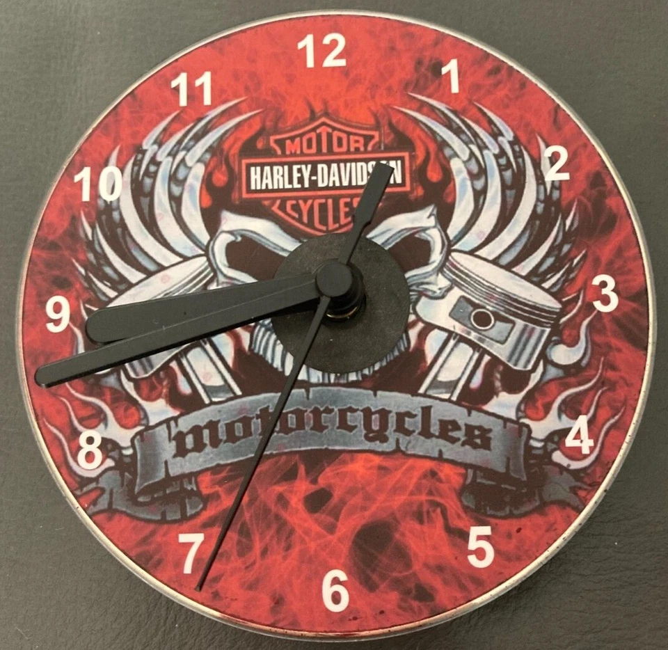 horloge cd personnalisée Harley Davidson - Photo 1/1