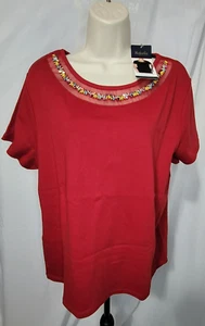 Blusa Rafaella Mangas Cortas Talla XX Grande ¡Nueva! I - Imagen 1 de 2