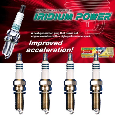 Bujía DENSO IRIDIUM POWER 4 PIEZAS para Kia Soul/Mercedes-Benz C250 SLK250 L4 Foto 1 de 4