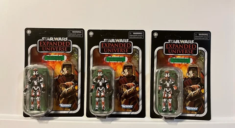 Star Wars The Vintage Collection Old Republic Trooper Lot Of 3 Minor Card Damage Cover