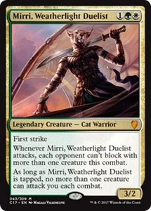 MTG - MIRRI, WEATHERLIGHT DUELIST (Foil) - Commander 2017 (M) - Picture 1 of 1