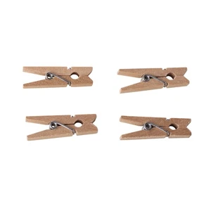 Pinzas De Ropa De Madera, Natural, 35Mm, 32 Pzas - Imagen 1 de 2
