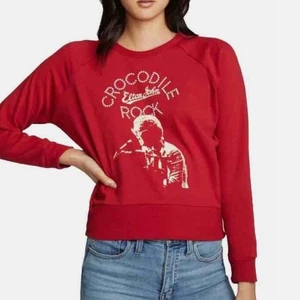 NWT CHASER size medium Crocodile Rock Red woman's Sweater - Picture 1 of 9