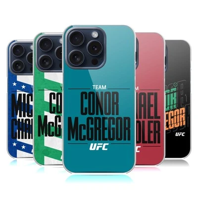 OFFICIAL UFC FIGHTER TEAM HARD BACK CASE FOR APPLE iPHONE PHONES - Image 1 of 4