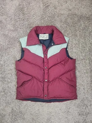 Vintage William Barry Brandon Colorado Puffer Vest Small USA Made Down Fill - Image 1 of 4