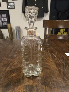 Vintage Cut Lead Crystal Decanter with Stopper, No Chips, Cracks - Picture 1 of 9