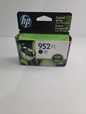 HP 952XL Black Ink Cartridge New & Factory Sealed  - Image 1 of 2