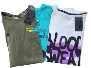 NUOVO LOTTO UNDER ARMOUR Camicia Uomo Project Rock Muscle Tank L/S Cotone Grafica 2XL - Foto 1 di 7