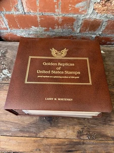 22kt Golden Replicas First Day 1987 United States Stamps 44 Gold Stamps Binder - Picture 1 of 10