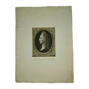 1902 Max Rosenthal Lithograph – George Washington in Profile – Artist’s Own Copy - Picture 1 of 6