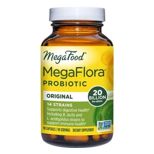 MegaFood MegaFlora - Vegetarian 90 Capsule - Picture 1 of 1