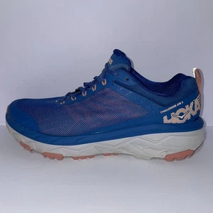 HOKA One One Challenger ATR 5 Women's Athletic Shoes Size 9 Blue and Pink - Picture 1 of 6