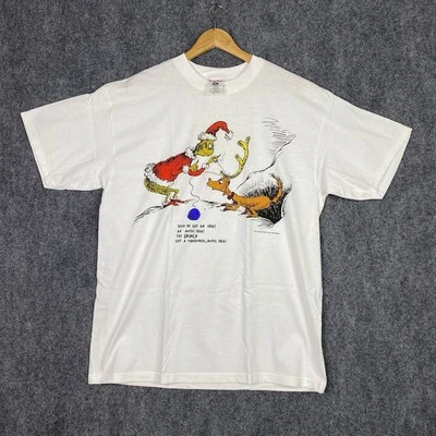 Vintage Grinch Christmas T Shirt Mens XL 1997 90s Xmas Dr Seuss Max - Excellent - Image 1 of 4
