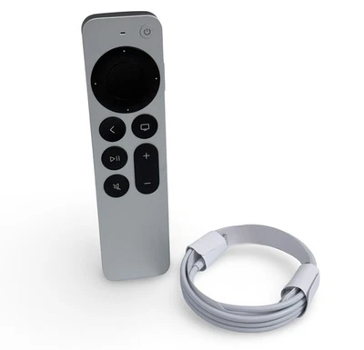 Mando a distancia original Apple TV Siri (2.ª generación) MJFM3LL/A A2540 plateado excelente Foto 1 de 4