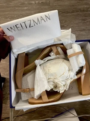 Stuart Weitzman Nearlynude Bambina Nappa Size 8.5 Brand New In Box Never Worn - Image 1 of 4