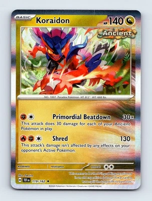 Koraidon Holo SV05: Temporal Forces 119/162 NM/LP - Image 1 of 2