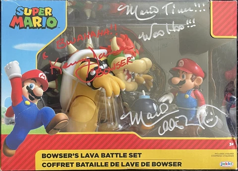 Super Mario Toy Signed Psa authenticated! RARE! “Read description” Cover