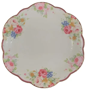 Vintage Mikasa Rosemead Bone China Cake Plate/Platter 10.5” Diameter EUC - Picture 1 of 3