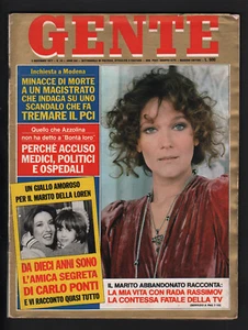 GENTE 44/1977 ELEONORA GIORGI CAPUCINE STEFANIA ROTOLO VILLENEUVE GOTEMBA JAPAN - Imagen 1 de 1