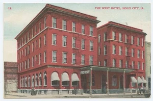 The West Hotel Sioux City Iowa Postcard - Picture 1 of 2