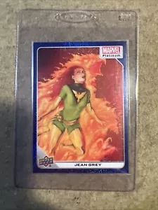 2024 Upper Deck Marvel Platinum JEAN GREY Blue Traxx /499! - Picture 1 of 2