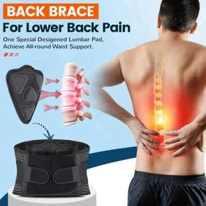 Back Brace for Lower Back Pain,Lumbar Support for Heavy Lifting Men Women,Breath - Picture 1 of 24
