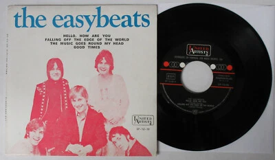 The EASYBEATS s/t 1967 PORTUGAL 7" EP PSYCH 45 VANDA & YOUNG Steve Wright AC/DC - Image 1 of 2