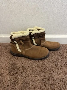 Canyon River Blues Boots Suede Leather Fur Camel Tan Size 8 9? - Picture 1 of 8