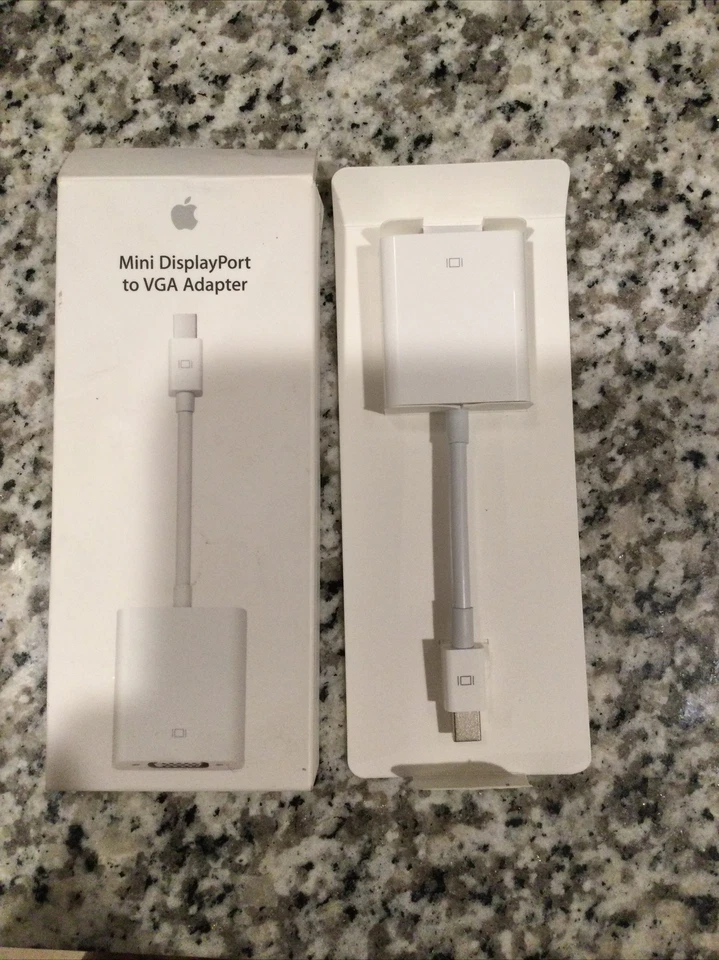 Apple OEM Original (A1307) Mini DisplayPort to VGA Adapter - White (MB572Z/B) - Image 1 of 1