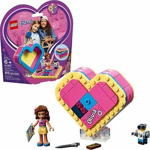 0LEGO Friends 41357 Olivia’s Heart Box 85pcs Building Blocks Toy Kids Kit Sealed - Picture 1 of 7
