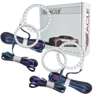 甲骨文车头灯光环发射器套装 - 2005 年至适用于 2013 雪佛兰科尔维特 — 第 1/4 张图片