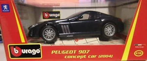 Car Model 1:18 Peugeot 907concept 2004 Dark Blue - Bburago - Picture 1 of 6