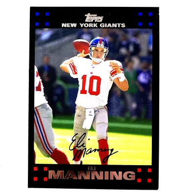 Eli Manning 2007 Topps Card #30 NFL New York Giants - Image 1 of 2