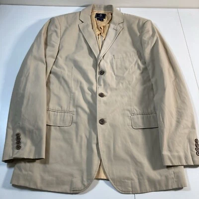 Jaqueta J.CREW Blazer 42L Bege Terno Casaco Aldridge Preppy 12467 - Imagem 1 de 4