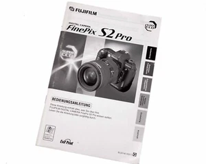 deutscher Text, Fujifim Finepix S2 Pro Owner's Manual, Bedienungsanleitung - Photo 1/5