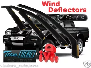 Deflectores de viento 4 piezas HEKO 23342 5 puertas para MITSUBISHI L-200 1996-2006 - Imagen 1 de 4