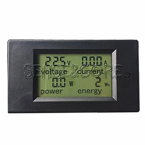 AC80~260V 20A 4 in 1 LCD Digital Combo Panel Meter Volt Amp Power Watt Hour - Zdjęcie 1 z 5
