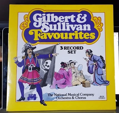 National Musicale Company Orchestra & Chorus, Gilbert & Sullivan, gatefold 3xLPs - Image 1 of 4