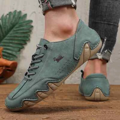 Hombre Moda Mocasines Tenis Informales Zapatos para Caminar Deportes Tenis Conducción al Aire Libre Foto 1 de 4