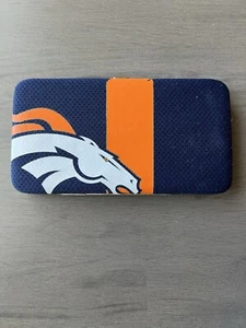 NFL Denver Broncos Mesh Shell Hard Cover Wallet Blue - Picture 1 of 4