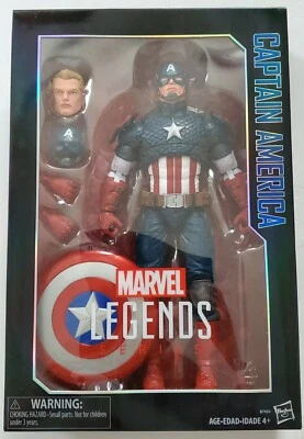 Легенда Marvel «Капитан Америка», экшн-фигурка 12, никогда не открывалась  - Изображение 1 из 4