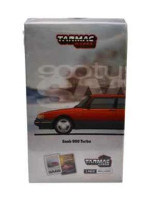 Tarmac Works Saab 900 Turbo Red 1:64 with Card - Picture 1 of 1
