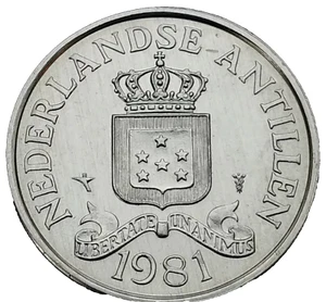 1981 NETHERLANDS ANTILLES - 2 1/2 Cents - XF/UNCIRCULATED - Very Beautiful Coin - Picture 1 of 2