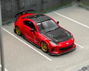 ZD CM 1:64 JDM Red BRZ Varis Arising Racing Sports Model Diecast Metal Car BN - Picture 1 of 9