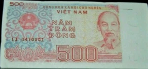 500 VIETNAMESE Dong Banknote 1988, P-101, UNC USA Fast Free Ship - Picture 1 of 1