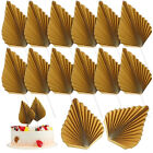 24pcs Palm Leaves Cupcake Toppers Flower Boho Cake Decorations-GX