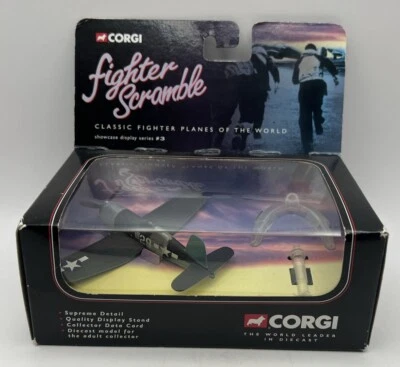 Corgi Fighter Scramble F-4U Corsair US Navy (Pacific) Model Aircraft CS90022 - Image 1 of 4