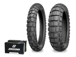 Adventure Trail 120/90-18 90/90-21 DOT Dual Sport Tire Kit w/ Tubes - Picture 1 of 1